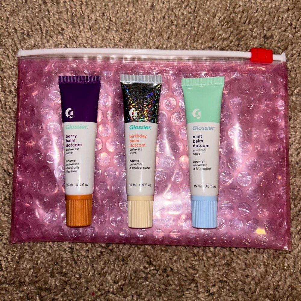 Glossier balm dotcom set of 3